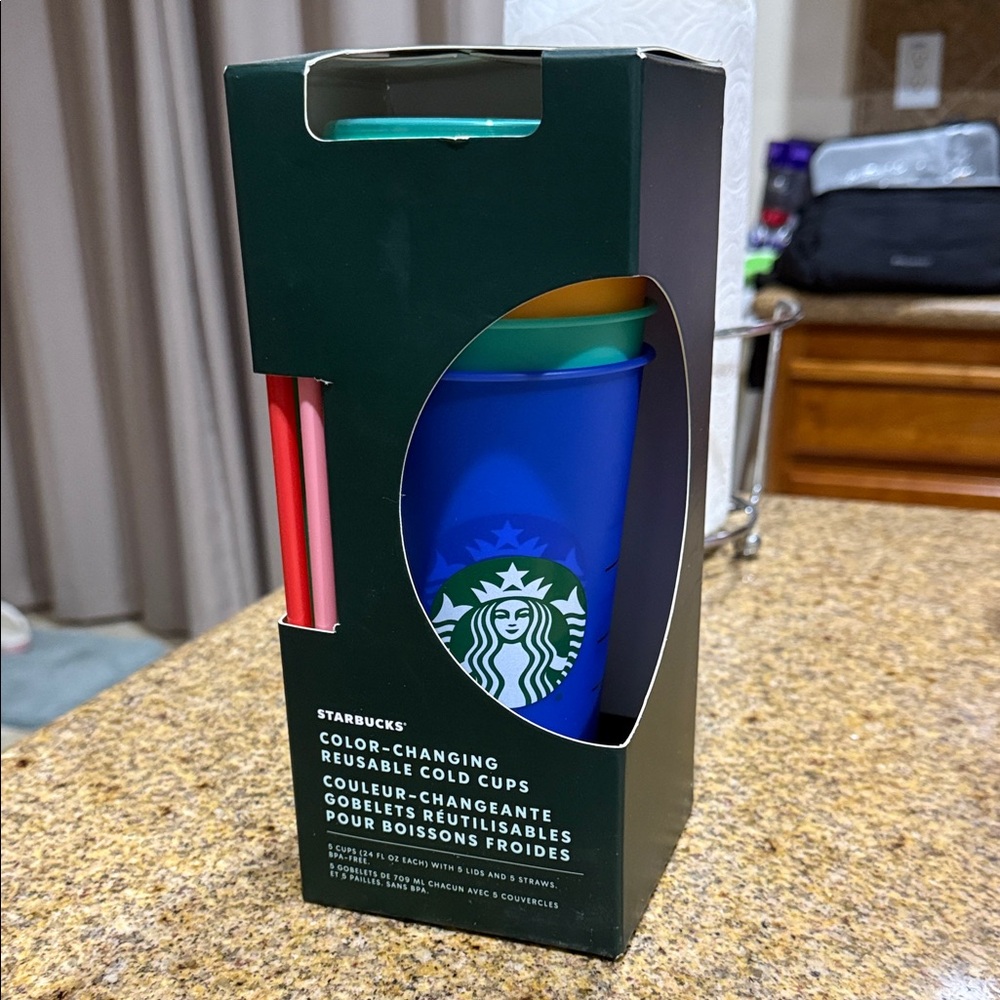 NEW Starbucks Reusable Cups Set 🥰